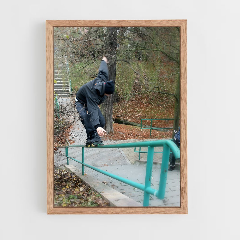 Poster Skate & Tricks – affiche Rollerblade (vue 4)